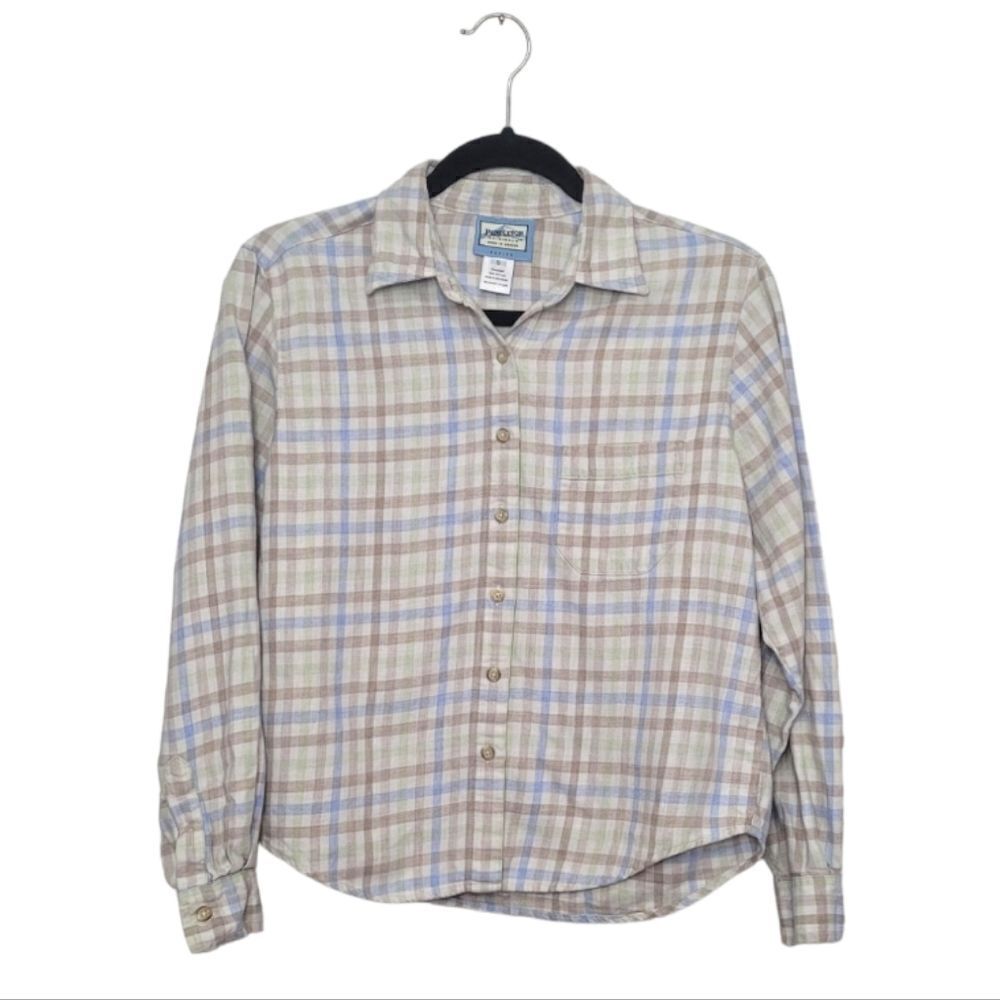 Pendleton Lightweight Plaid 100% Cotton Flannel - image 1